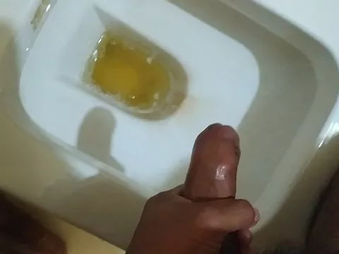 Circumsised Dick Masturbation and